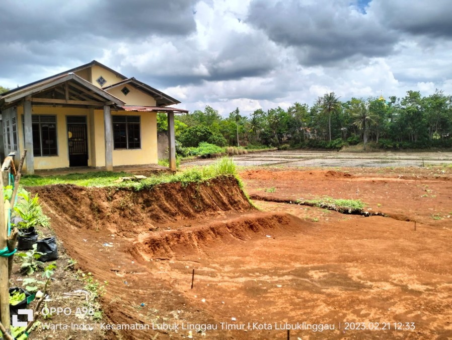 Rumah Warga di Kota Lubuklinggau ini Hampir Roboh Akibat Pengkerukan Tanah Milik Pengembang Perumahan