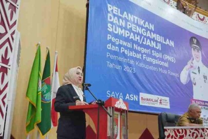 Bupati Musi Rawas Lantik CPNS Jadi ASN