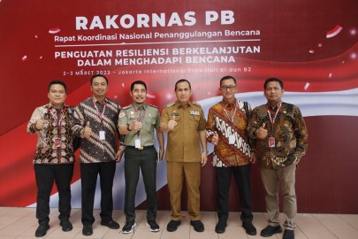 Wali Kota Hadiri Rakornas Penanggulangan Bencana Tahun 2023