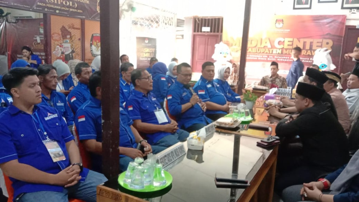 Siap Menangkan Pemilu Tahun 2024, DPC Demokrat Musi Rawas Datangi KPU Daftarkan Bacaleg Terbaik Mereka