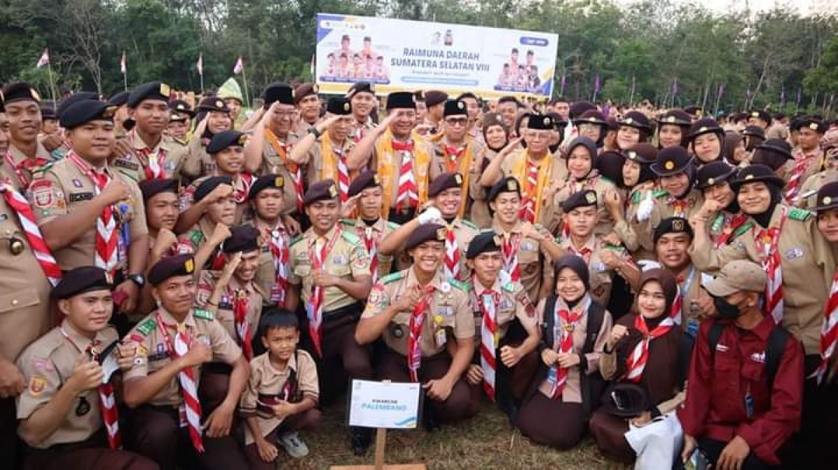 Raimuna Daerah Gerakan Pramuka Provinsi Sumatera Selatan ke VIII Resmi Bergulir di Kota Lubuklinggau