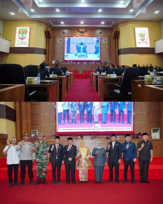 DPRD Musi Rawas Ambil Sumpah Jabatan PAW Anggota Baru