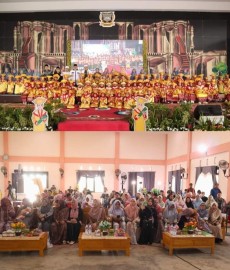 PAUD Unggulan Ar-Risalah Wisuda Anak Didik Soleh dan Solehah Berprestasi
