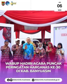 Wakil Bupati Musi Rawas hadiri HARGANAS Tahun 2023