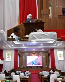 Bupati Sampaikan Jawaban Eksekutif Dalam Paripurna DPRD Kabupaten Musi Rawas