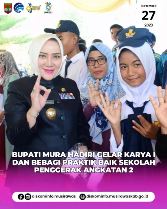 Bupati Musi Rawas Hadiri Gelar Karya Sekolah Penggerak Angkatan 2 di SD Negeri 1 Sungai Dangku