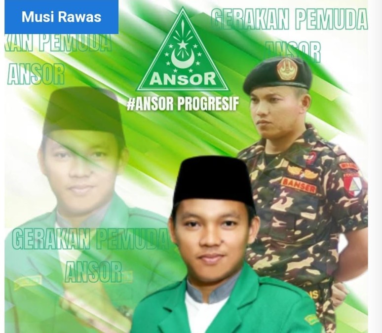 Gagas Abdullah Wardani Nahkodai GP Ansor Musi Rawas