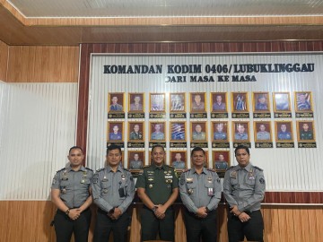 Minta Pelatihan Menembak Untuk Petugas, Kalapas Sambangi Makodim 0406