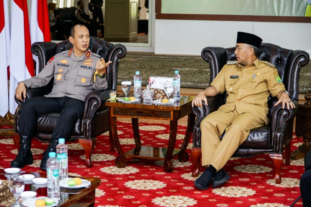 Kapolda Sumsel Ingatkan Pj Bupati Muba Jaga Keamanan Pemilu 2024