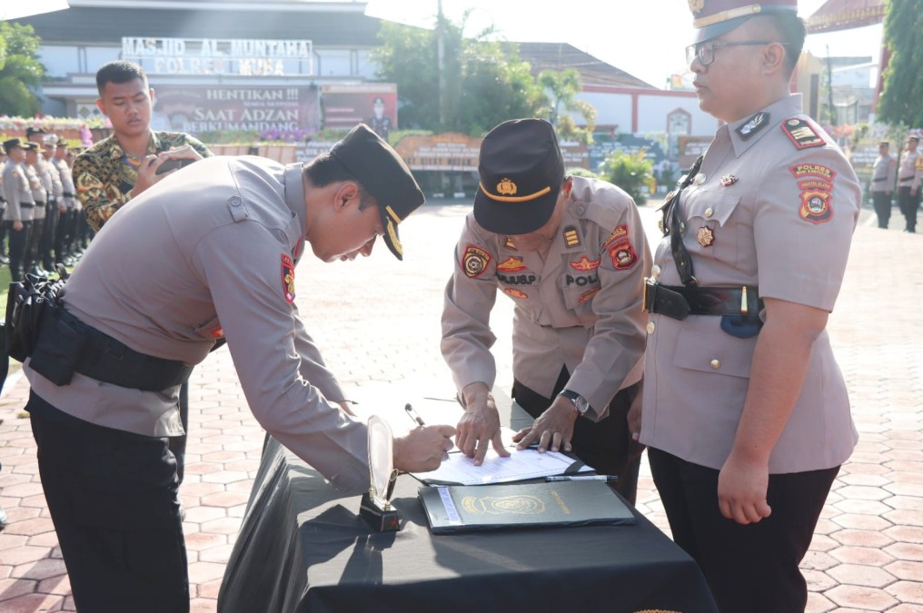 Sejumlah PJU Polres Muba Dimutasi, Berikut Nama-Namanya
