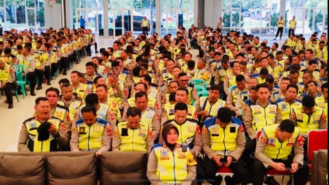 Berikan Pembekalan Personel Pengamanan TPS, Kapolrestabes Palembang Kombes Harryo Atensi Kan Hal Ini
