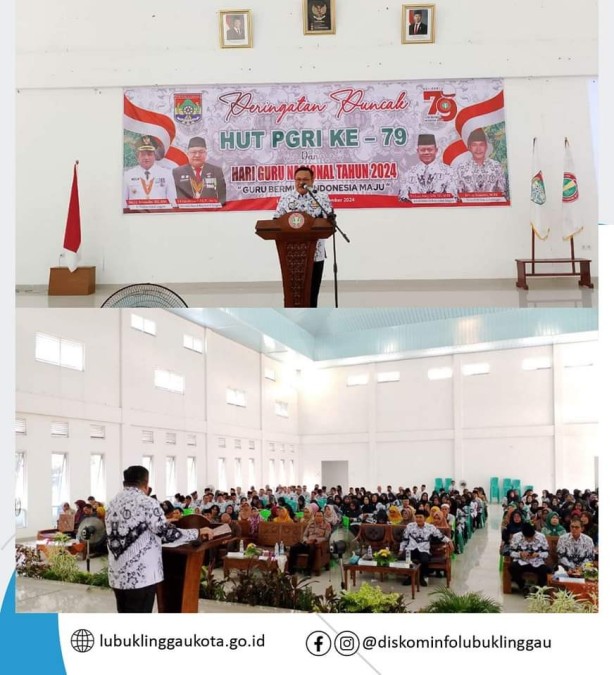 Sekda Hadiri Puncak Peringatan HUT ke-79 PGRI