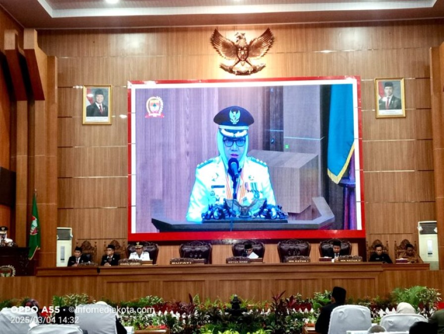 Bupati Hj Ratna Machmud Sampaikan Pidato Perdana Saat Rapat Paripurna DPRD Kabupaten Musi Rawas