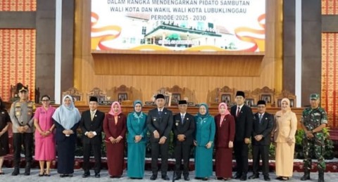 DPRD Lubuklinggau Gelar Paripurna Dengarkan Pidato Walikota dan Wakil Walikota Lubuklinggau