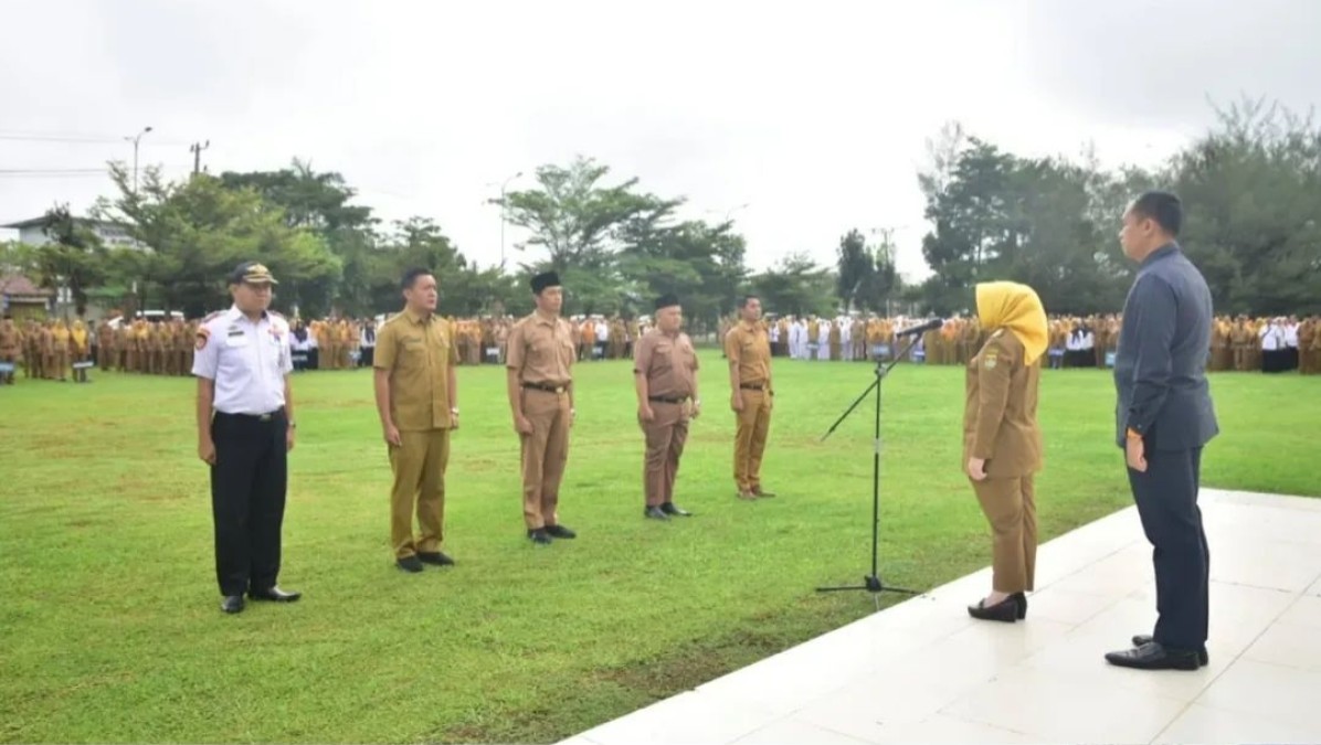 Bupati Musi Rawas Pimpin Apel Pagi, Ini Perintah untuk Pegawai Musi Rawas