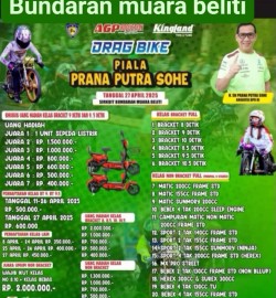 Drack Bike Merebutkan Tropi H.SN.Prana Putra Sohe Open 2025