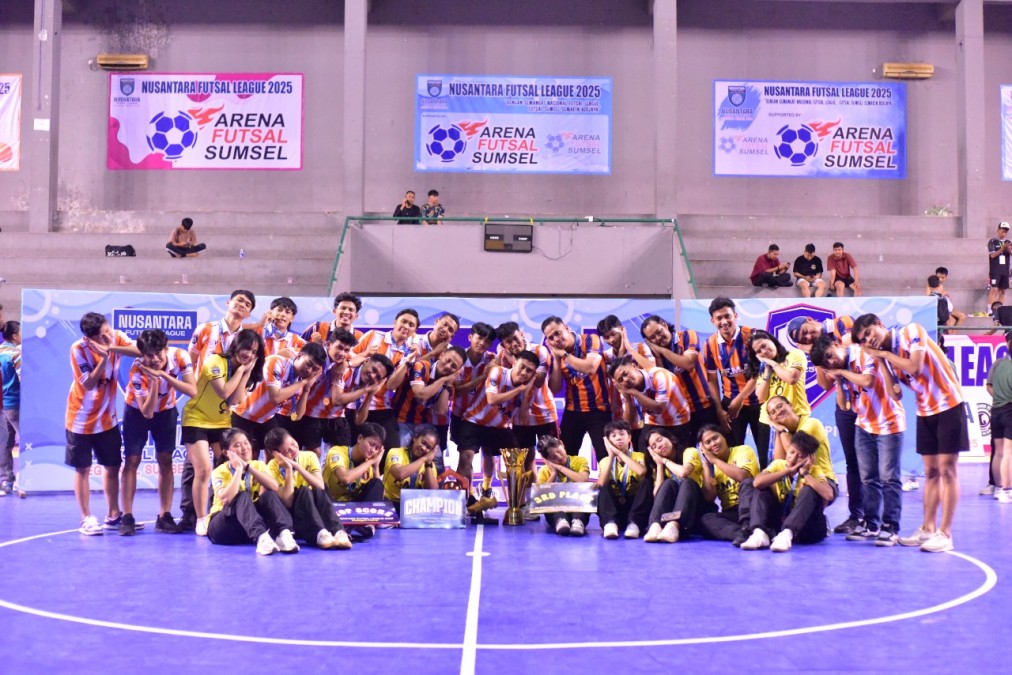 Futsal Mbak Ajeng Lolos Sebagai Juara Liga Nusantara Zona Sumsel 2025