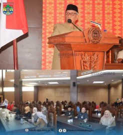 Paripurna DPRD Lubuklinggau Penyampaian Raperda