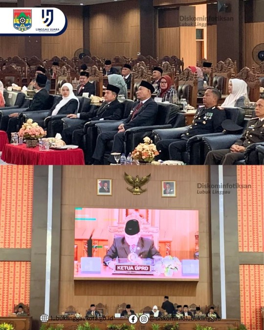 Wali Kota Lubuk Linggau Hadiri Pidato Kenegaraan Presiden RI dalam Rangka HUT Ke-80 Kemerdekaan RI