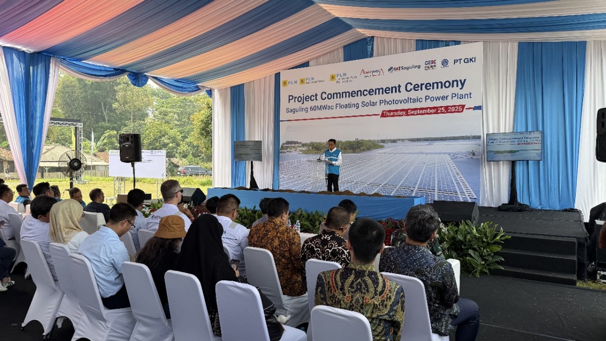 PLN Mulai Bangun PLTS Terapung Kapasitas 92 MWp di Waduk Saguling, Jawa Barat