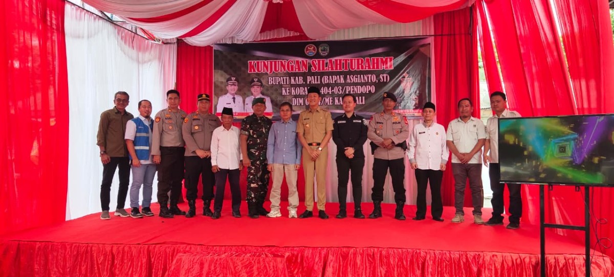 PLN ULP Pendopo Hadiri Peresmian Gapura Baru Koramil dan Pemberian Umroh Gratis untuk Personel Koramil oleh Bupati PALI