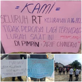 Warga Pasar Muara Beliti Meledak, Lurah Diduga Pungli dan Main Fee DAU