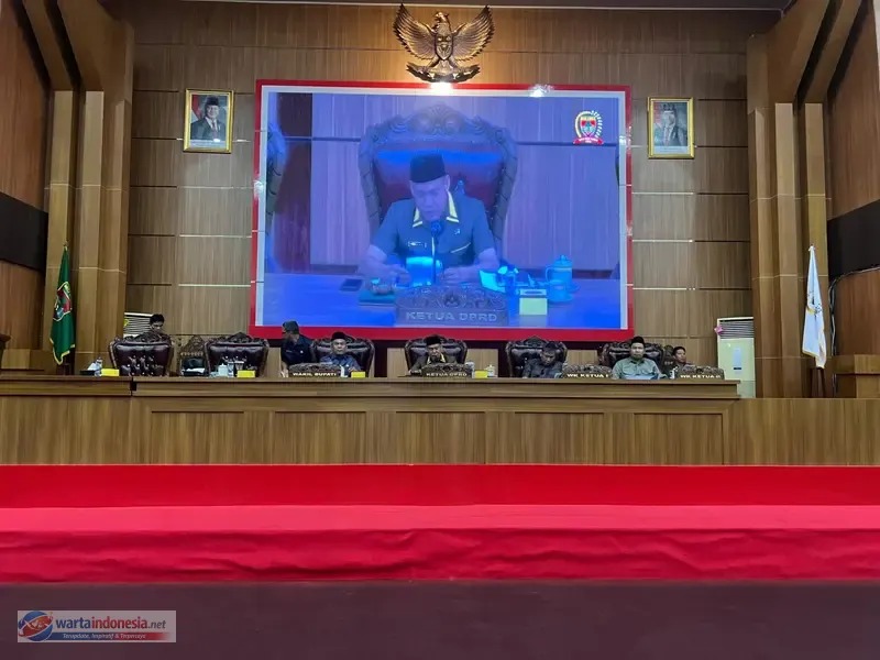 DPRD Musi Rawas Gelar Paripurna Mendengarkan Penyampaian LKPJ Bupati Musi Rawas 2025