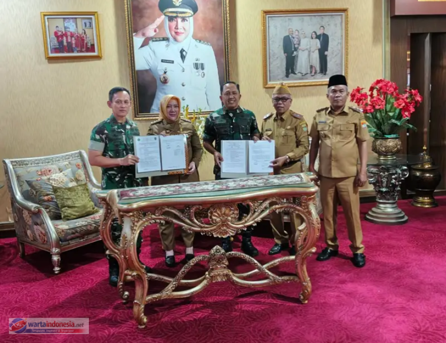 Pemerintah Kabupaten Musi Rawas Hibahkan 56 Ha Tanah Untuk Pembangunan Yon 947/Pangeran Amin di Desa Durian Remuk