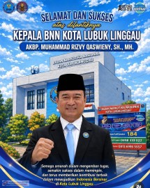 AKBP Muhammad Rizvy Qaswieny Resmi Dilantik sebagai Kepala BNNK Lubuklinggau di Gedung BNN RI