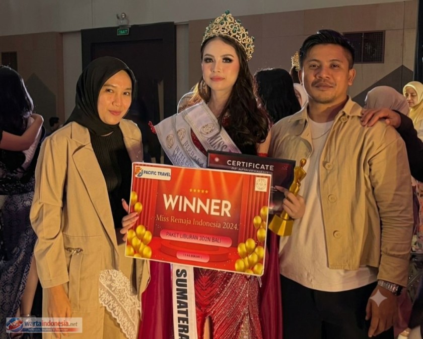 AQILAH NADYANI SISWI BERPRESTASI ASAL LUBUKLINGGAU RAIH GELAR MISS CILIK DAN MISS REMAJA INDONESIA 2026