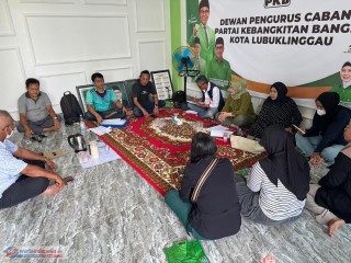 DPC PKB Lubuklinggau Matangkan Persiapan Kegiatan Orientasi, Muskercab dan Pengukuhan