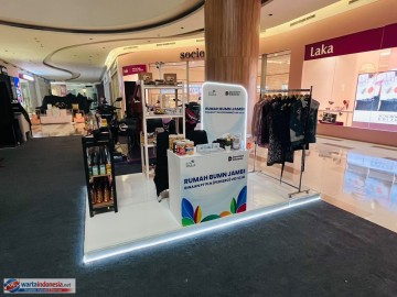 Booth Rumah BUMN Jambi Hadir di Palembang Icon, PLN UID S2JB Bawa 12 UMK Binaan Perluas Pasar