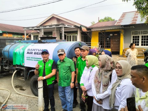 Gus Muhaimin Peduli Karhutla, PKB Salurkan Air Bersih di 20 Titik Wilayah Lubuklinggau